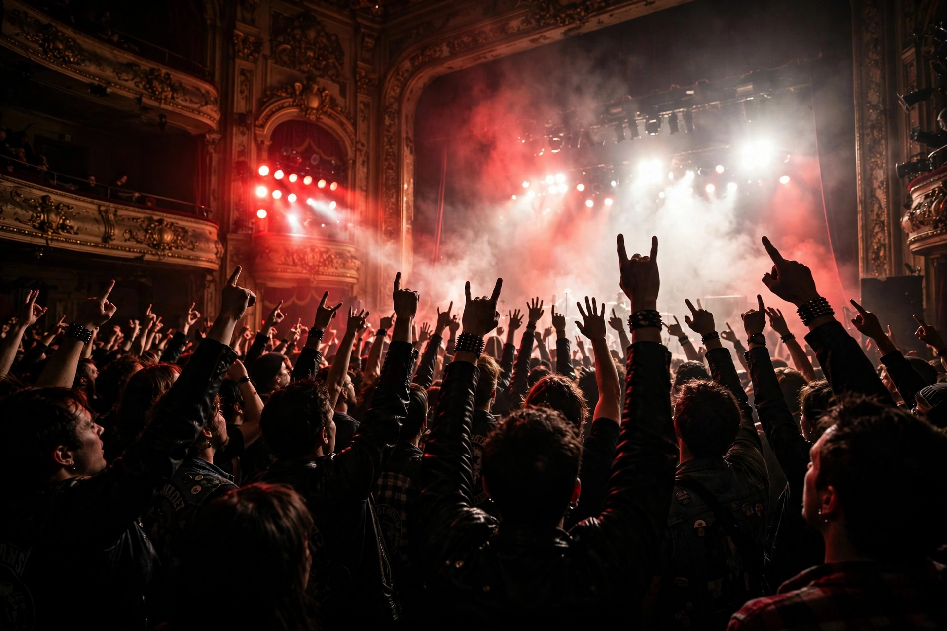 Concert crowd